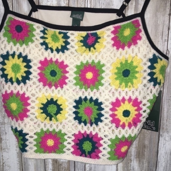 NWT Wild Fable Crochet Crop - Picture 4 of 6